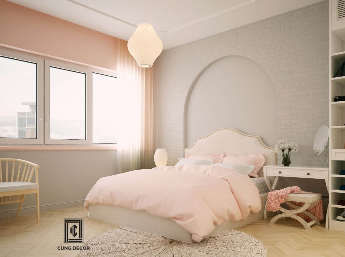 Màu sơn phòng ngủ đẹp rụng rời tay chân, vào phòng là muốn ngủ liền