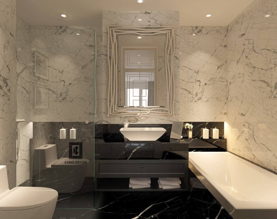Những mẫu thiết kế phòng tắm sang trọng dành cho các gia đình hiện đại