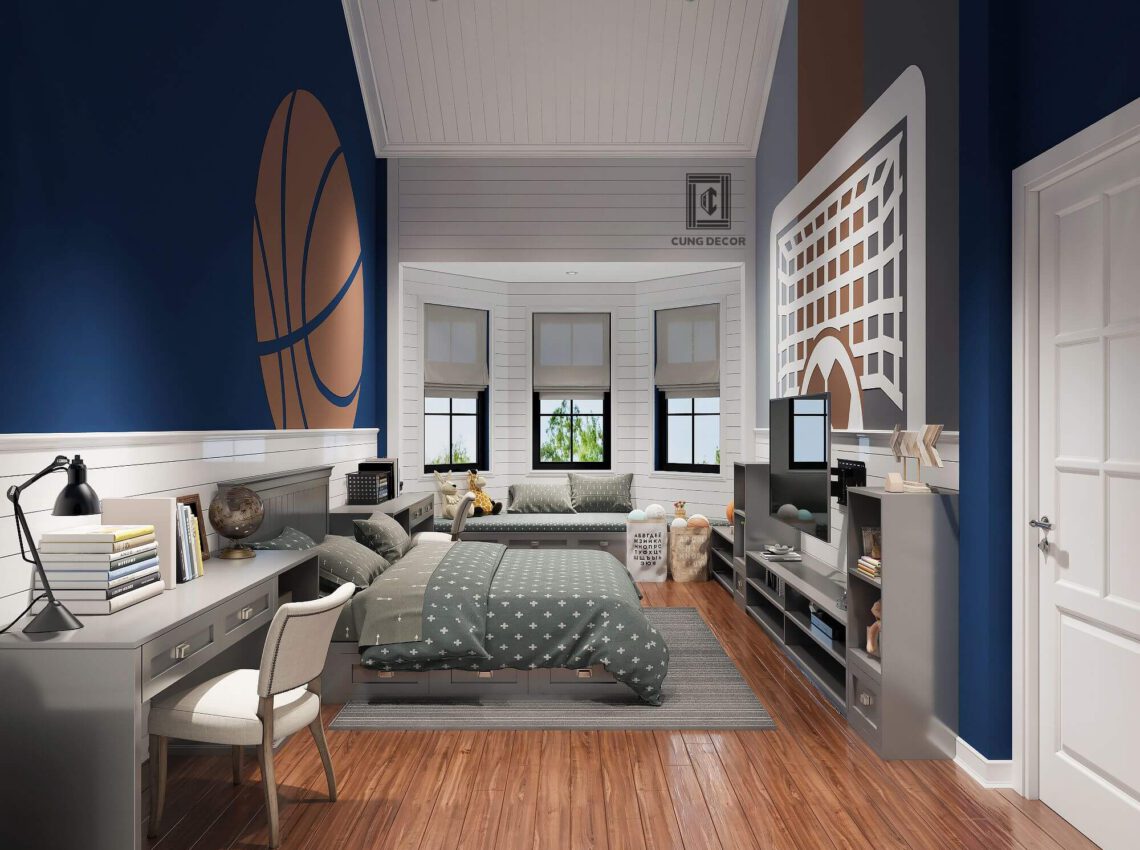 Gợi ý thiết kế phòng gác mái hiện đại đầy tiện nghi