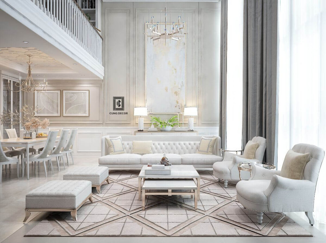 Thiết kế nội thất căn hộ Duplex The Vista sang trọng tinh tế