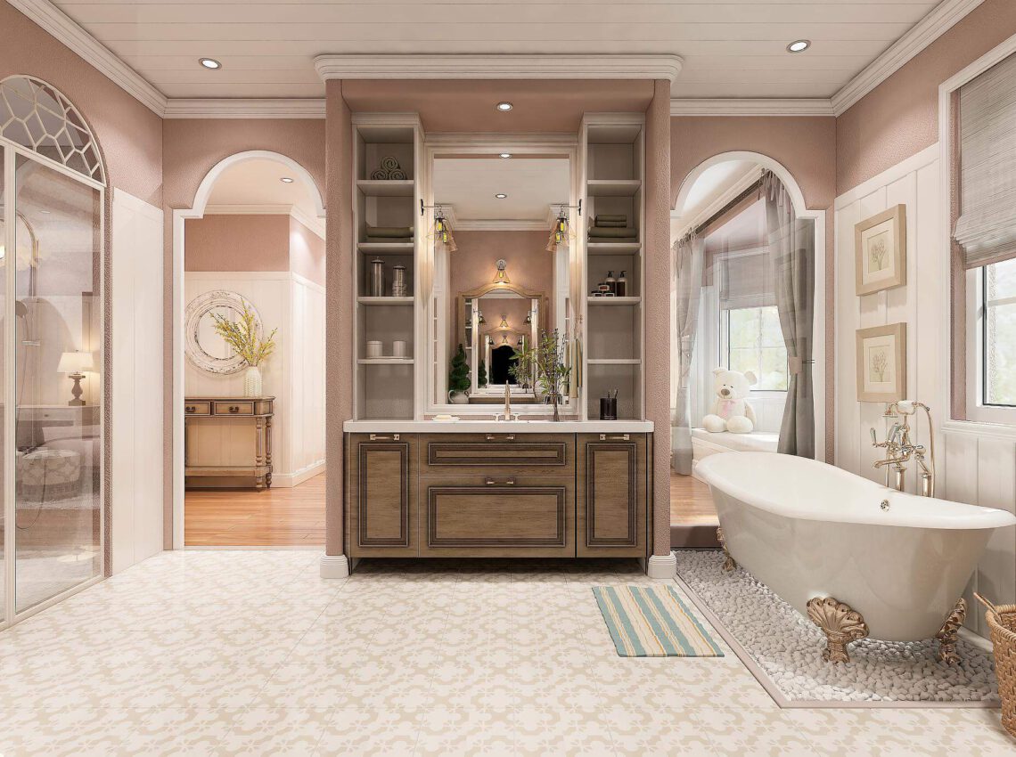 TOP CÁC MẪU THIẾT KẾ PHÒNG TẮM TÂN CỔ ĐIỂN YÊU THÍCH NHẤT NĂM 2020 