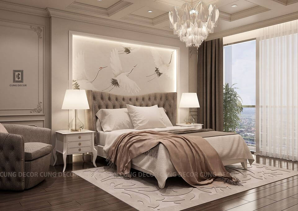9 mẫu thiết kế phòng ngủ tân cổ điển sang trọng tp.HCM